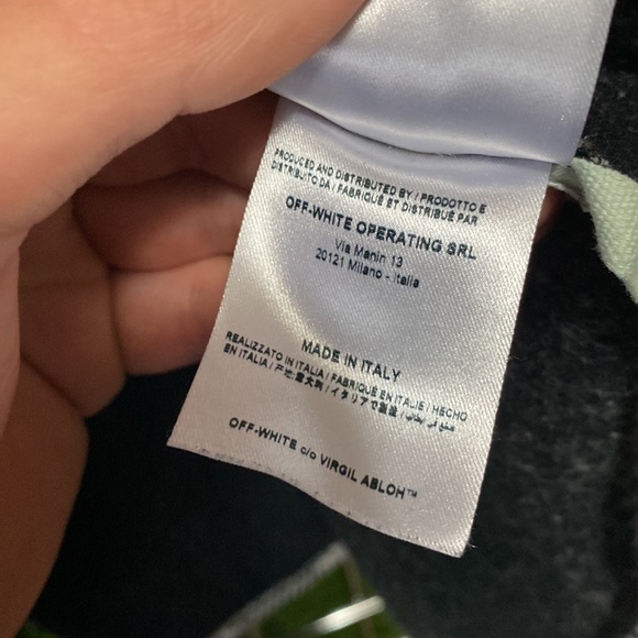 Authentic Rare Off white Flannel Jacket - Picture 5 of 5